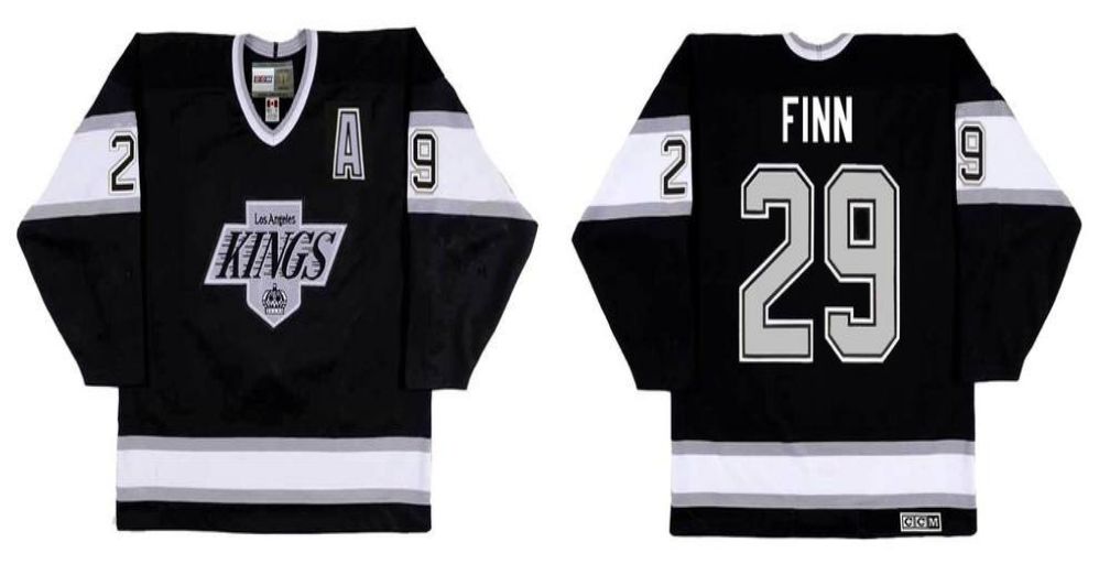 2019 Men Los Angeles Kings #29 Finn Black CCM NHL jerseys->los angeles kings->NHL Jersey